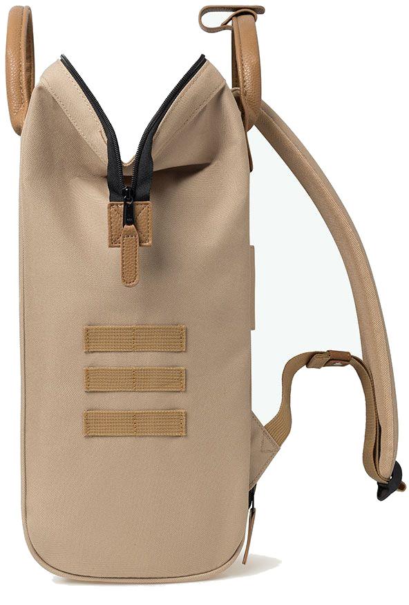 großer Jugendrucksack Cabaia Laptopfach Adventurer Large Kuala Lumpur braun beige