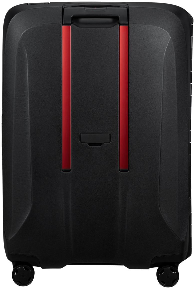 großer Reisekoffer schwarz rot Samsonite Essens Spinner L 75cm