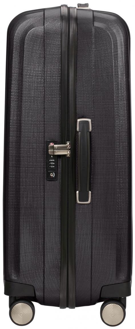 großer Rollenkoffer Spinner L 76cm Samsonite Lite Cube Dark Olive