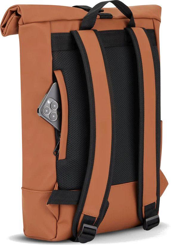 gummierter Daypack Caramel Harvey Johnny Urban Rolltop Braun