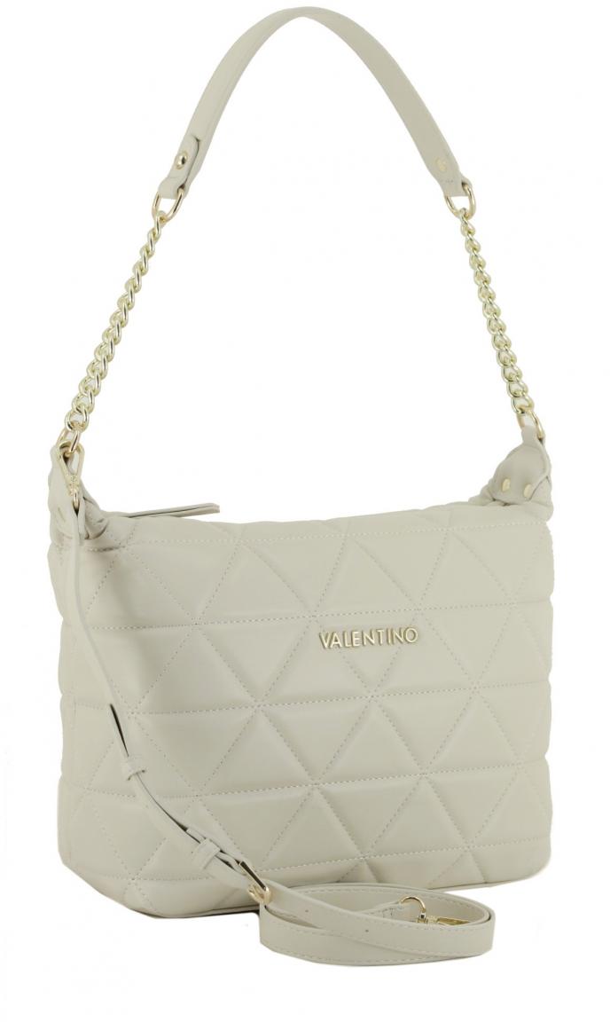 hellbeige Stepptasche Ecru Kettenhenkel Carnaby Valentino