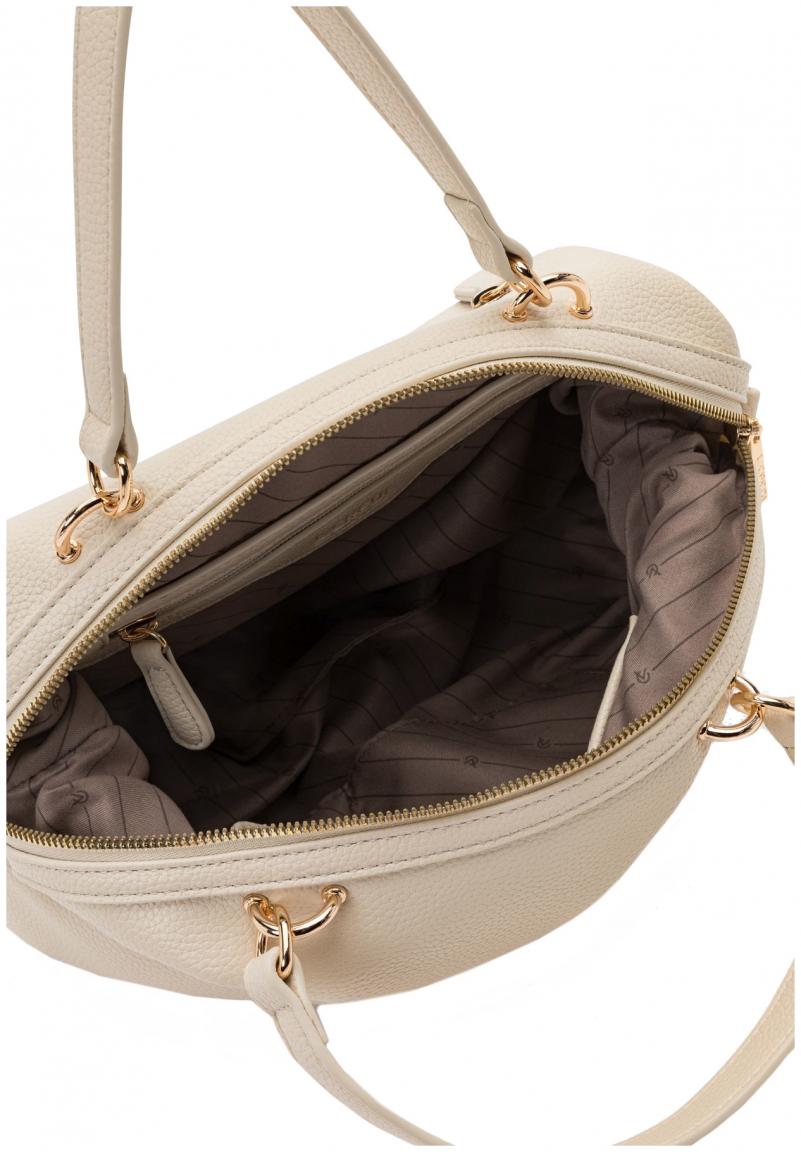 helle Kurzgrifftasche L.Credi vegan Omara Creme