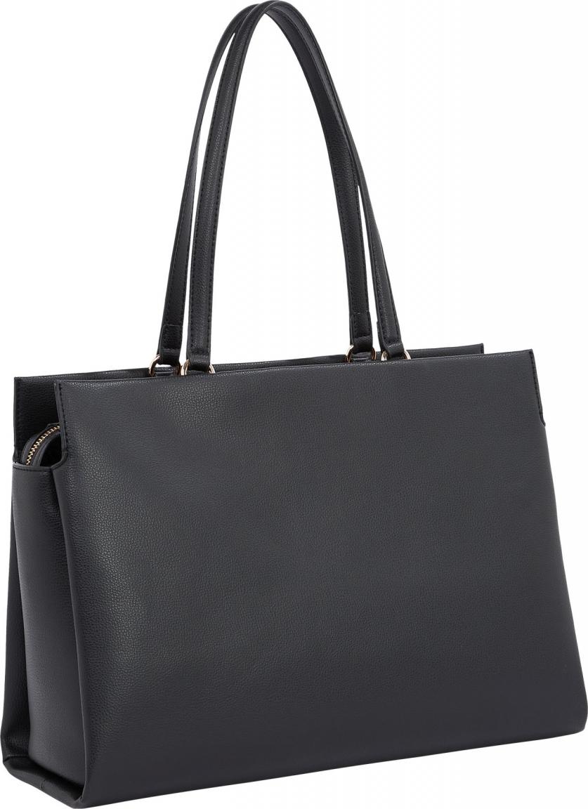 klassische Damentasche mit langen Henkeln Hilfiger Legacy Tote Black