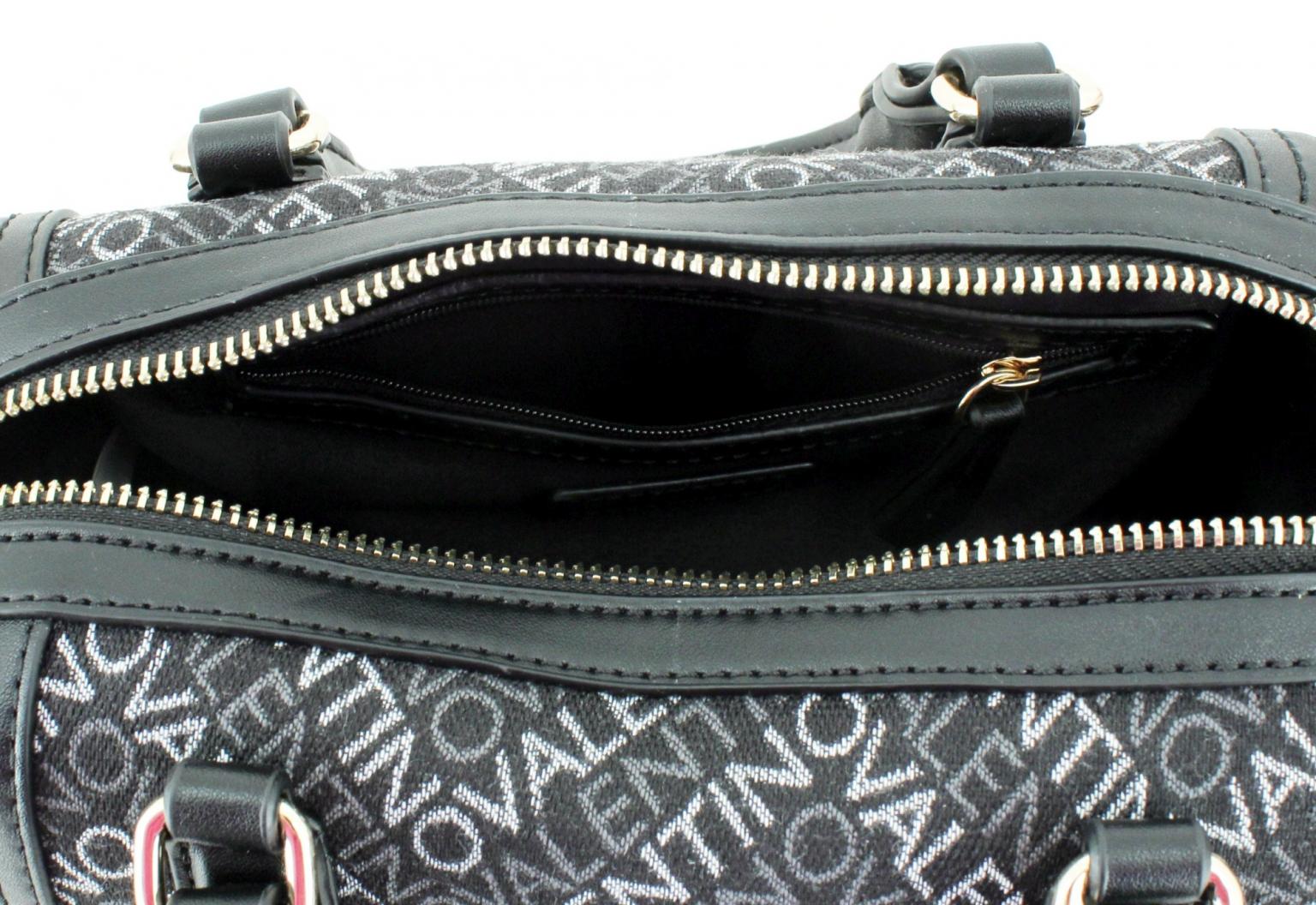 kleine Kurzgrifftasche Valentino Blizzard schwarz multi