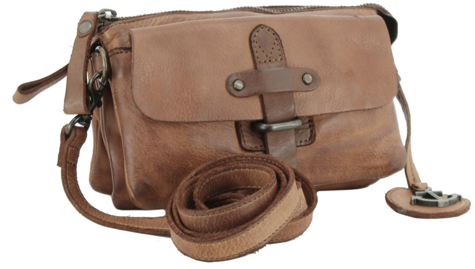 kleine Umhängetasche Beltbag Harbour 2nd Style Up Logan Cognac