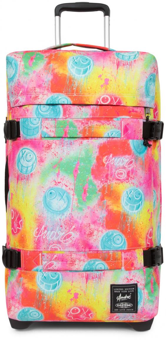 knallbunte Reisetasche Eastpak TransitR Fluo Clouds Graffiti