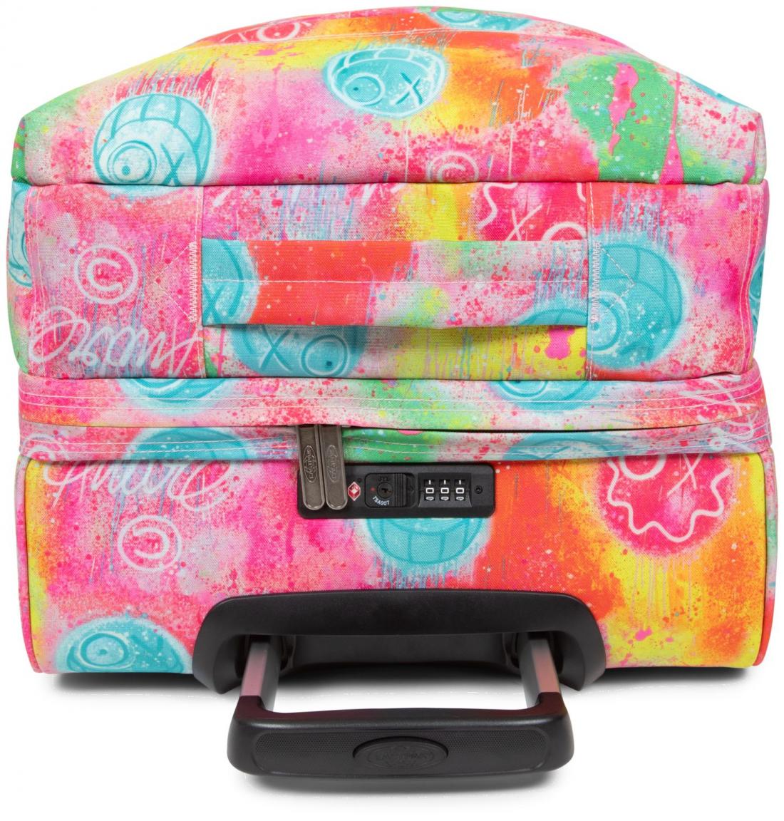 knallbunte Reisetasche Eastpak TransitR Fluo Clouds Graffiti