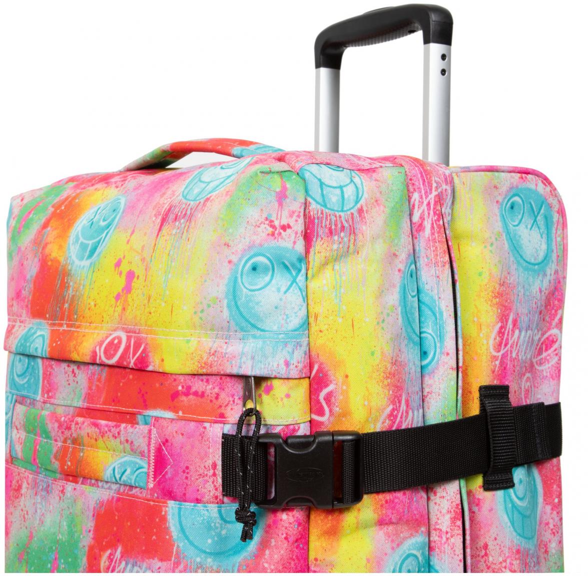 knallbunte Reisetasche Eastpak TransitR Fluo Clouds Graffiti