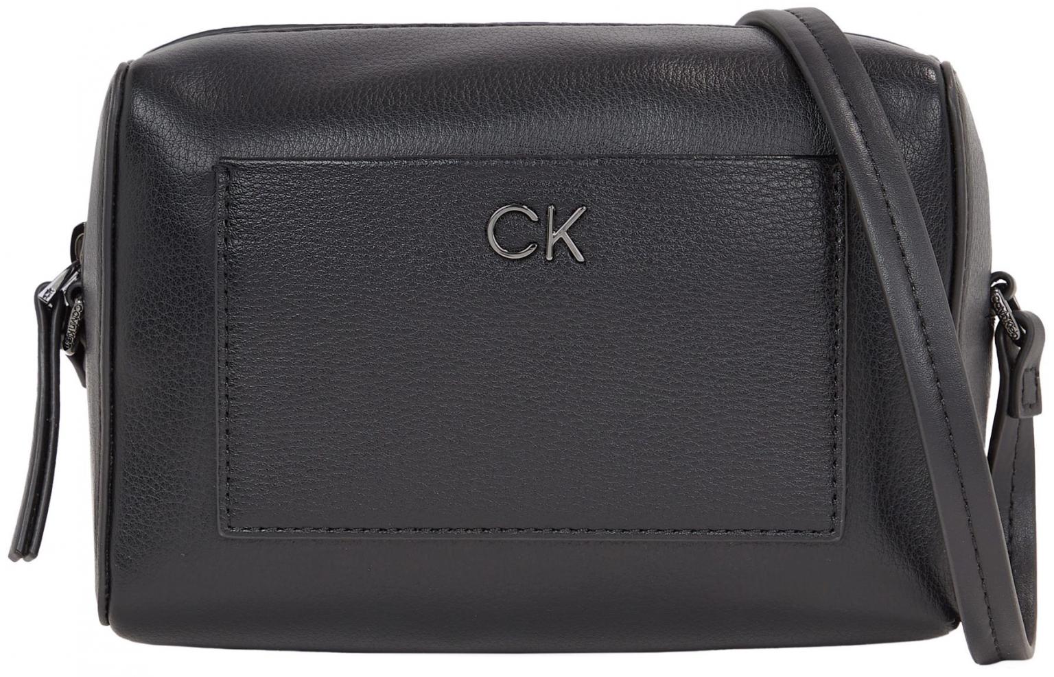 kompakte Umhängetasche Daily Calvin Klein Pebble schwarz Camera Bag