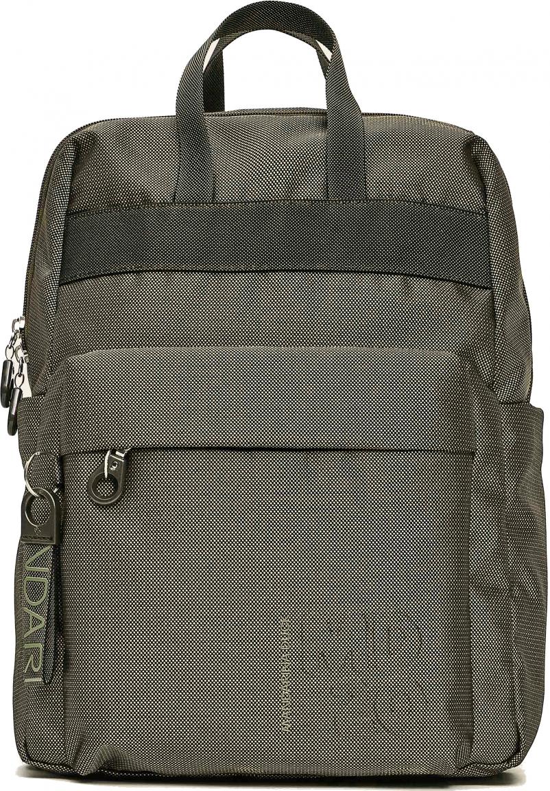 leichter Rucksack MD20 Pirite Olivgrün Glanzeffekt Mandarina Duck