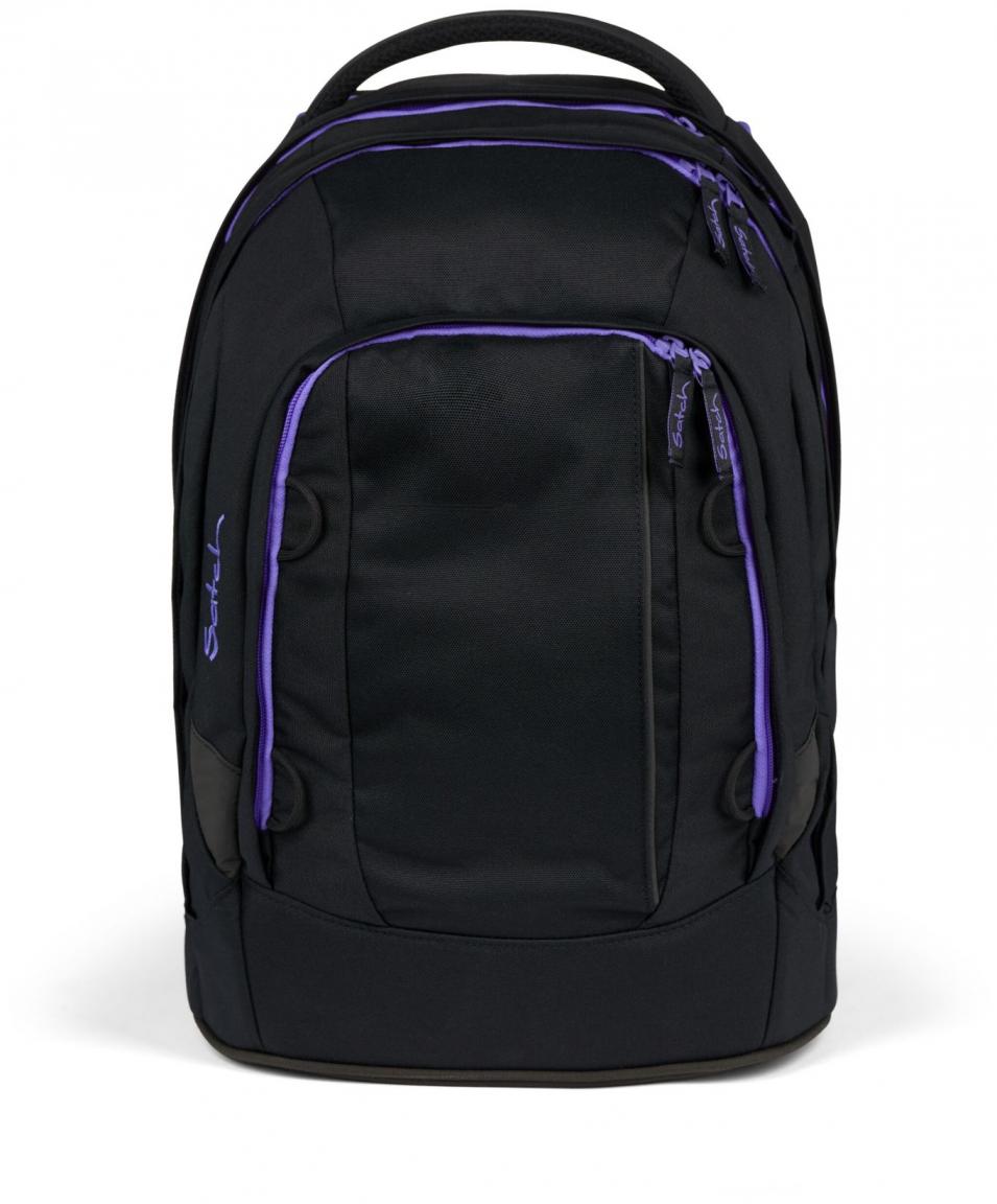 mitwachsender Satch Schulrucksack Pack Purple Phantom schwarz 