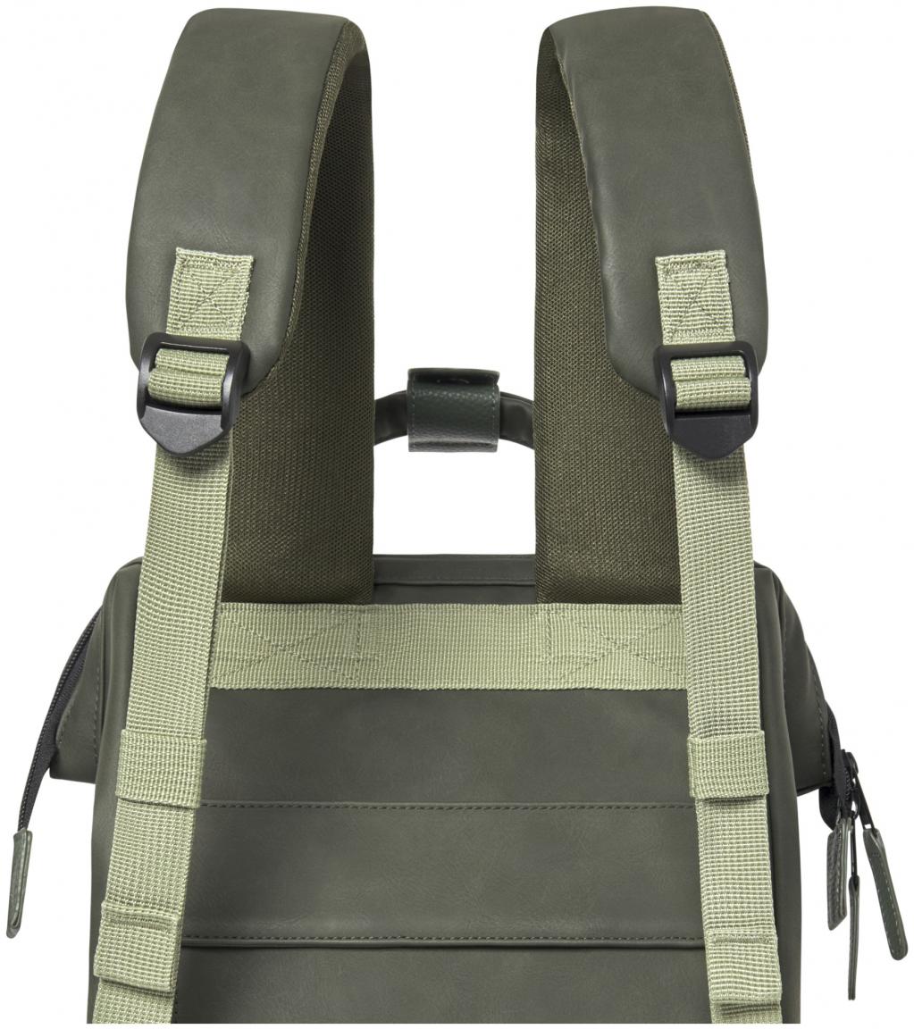 nachhaltiger Backpack grün Cabaia Adventurer Small Busan Kaki vegan