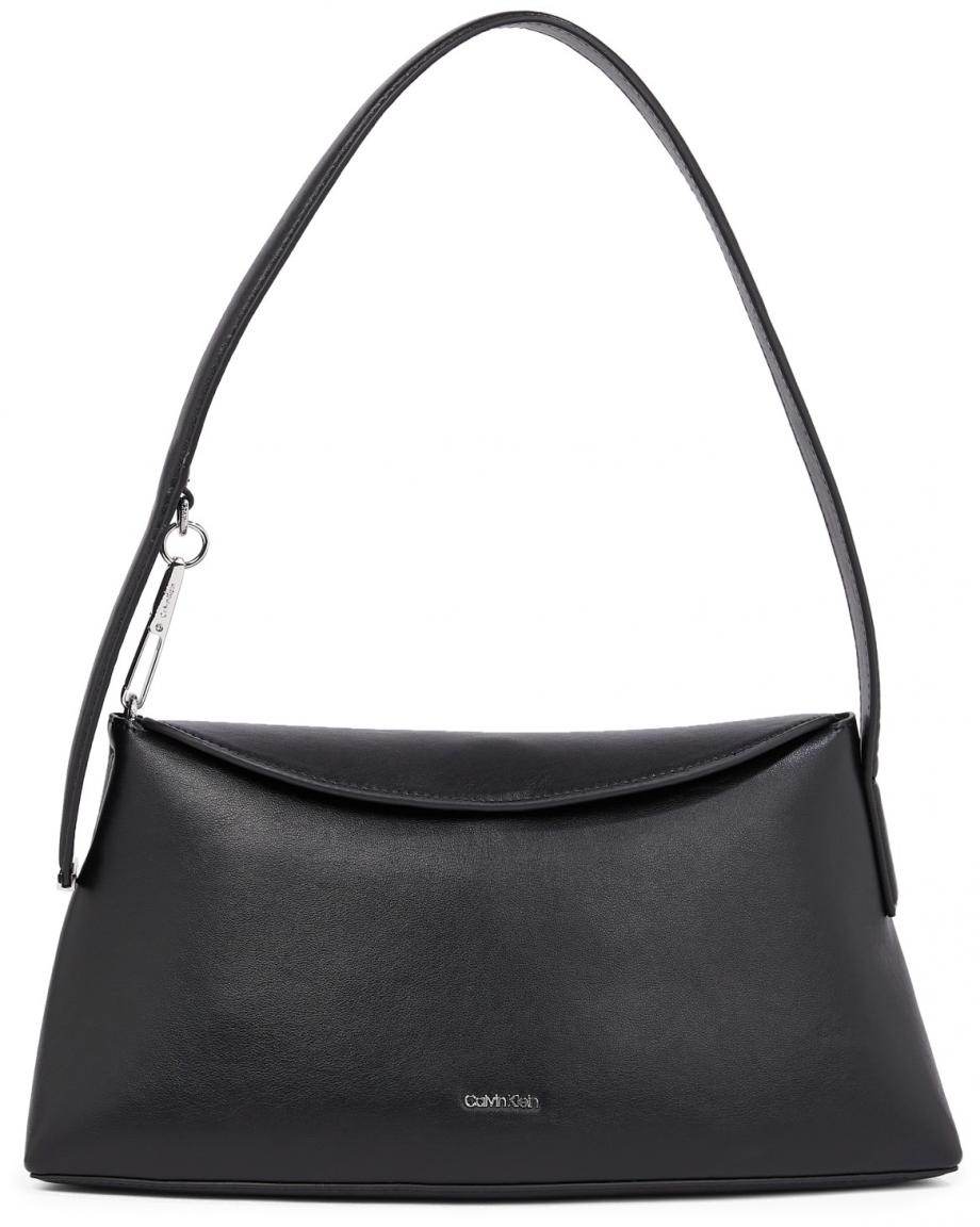 raffinierte Schultertasche Calvin Klein Soft Sculpt schwarz