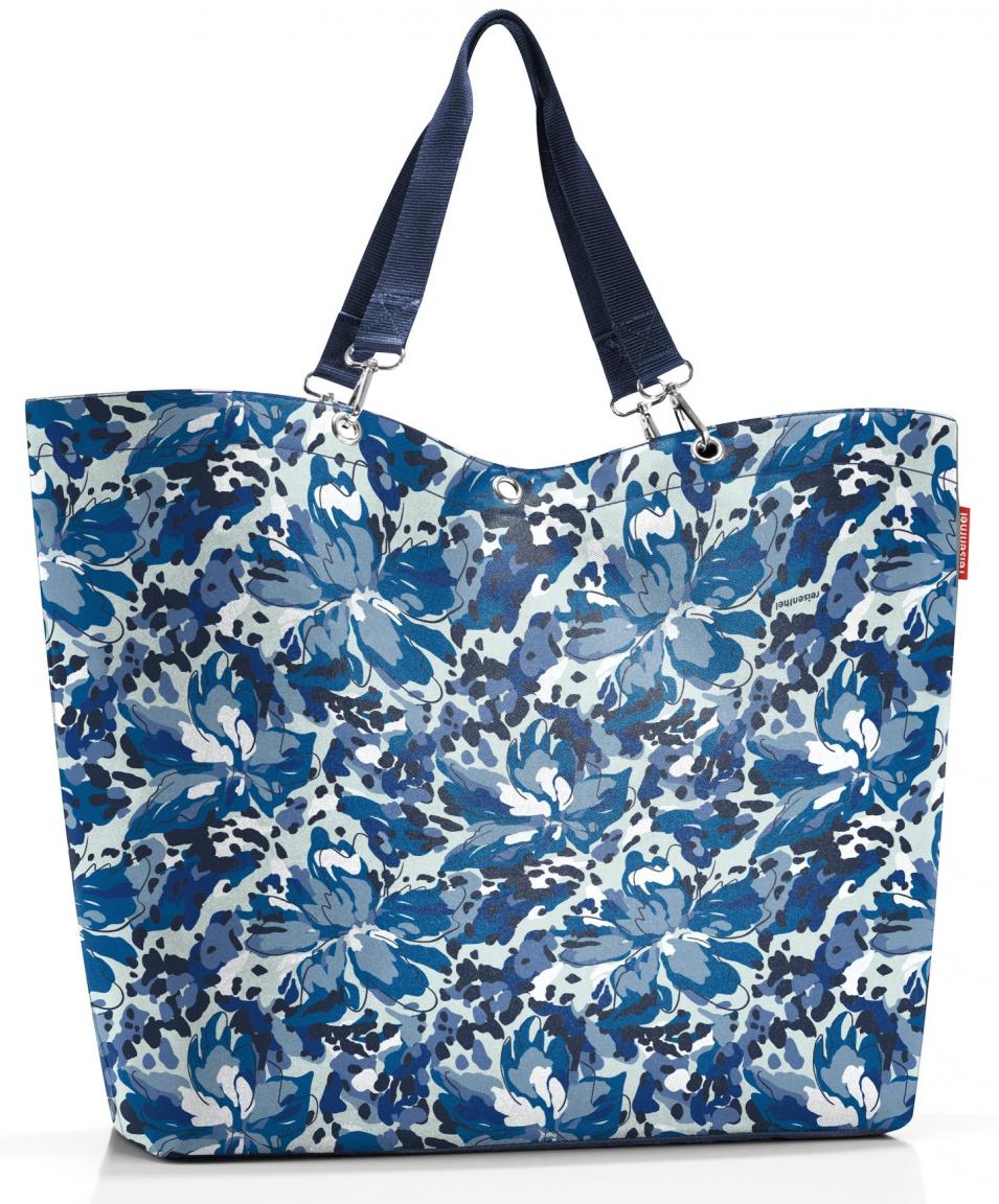 reisenthel Shopper XL Flora Blue Blumenprint blau