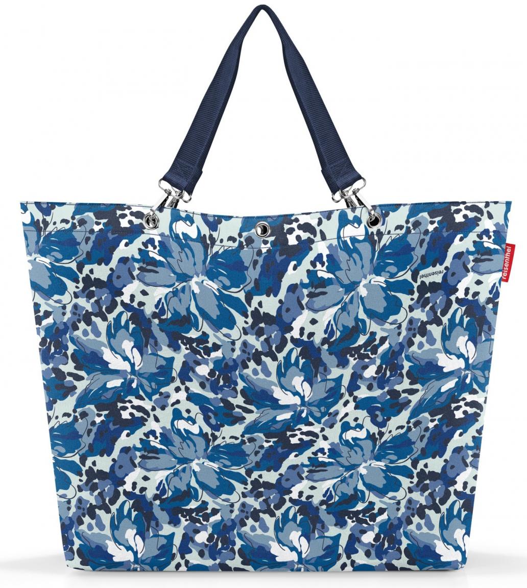 reisenthel Shopper XL Flora Blue Blumenprint blau