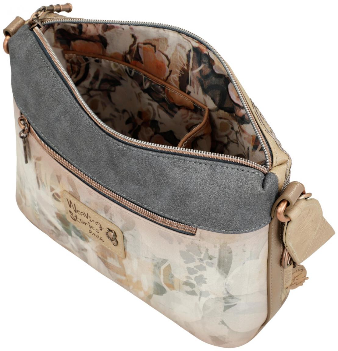 schimmernde Crossover Bag Anekke bestickt Whispers metallic