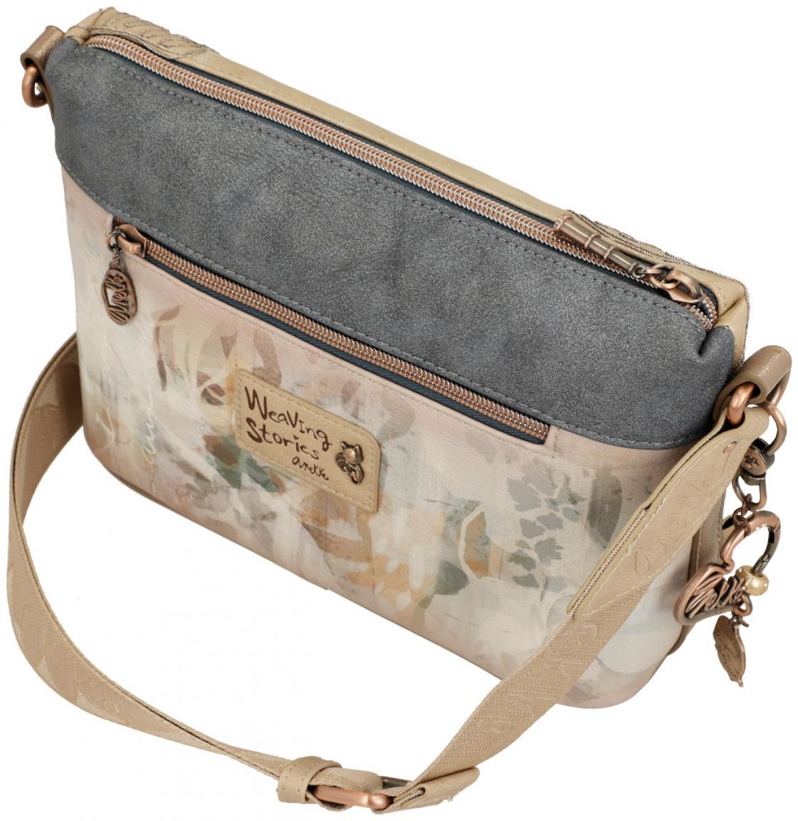 schimmernde Crossover Bag Anekke bestickt Whispers metallic