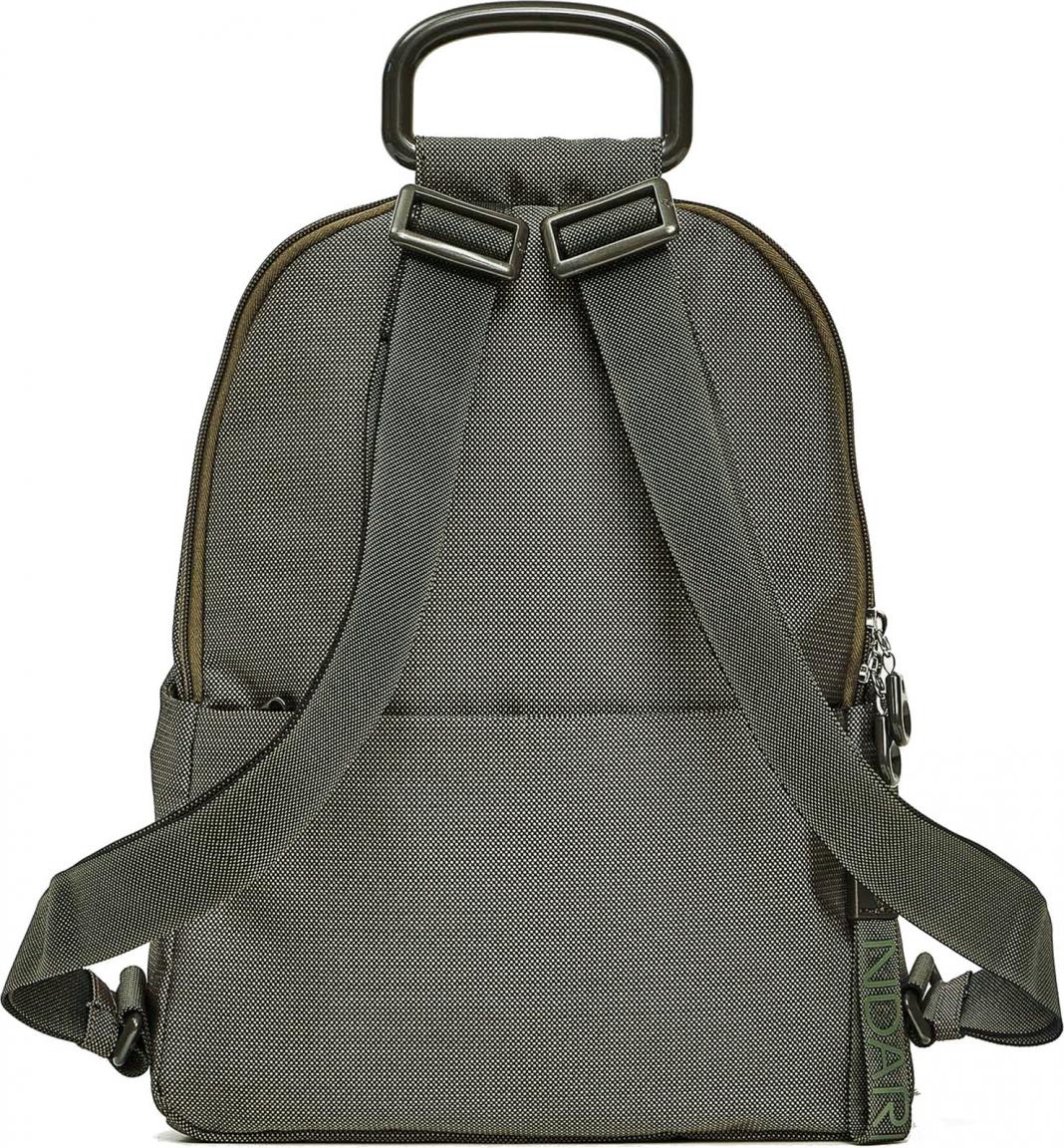 schimmernder Damenrucksack olivgrün Pirite Mandarina Duck MD20