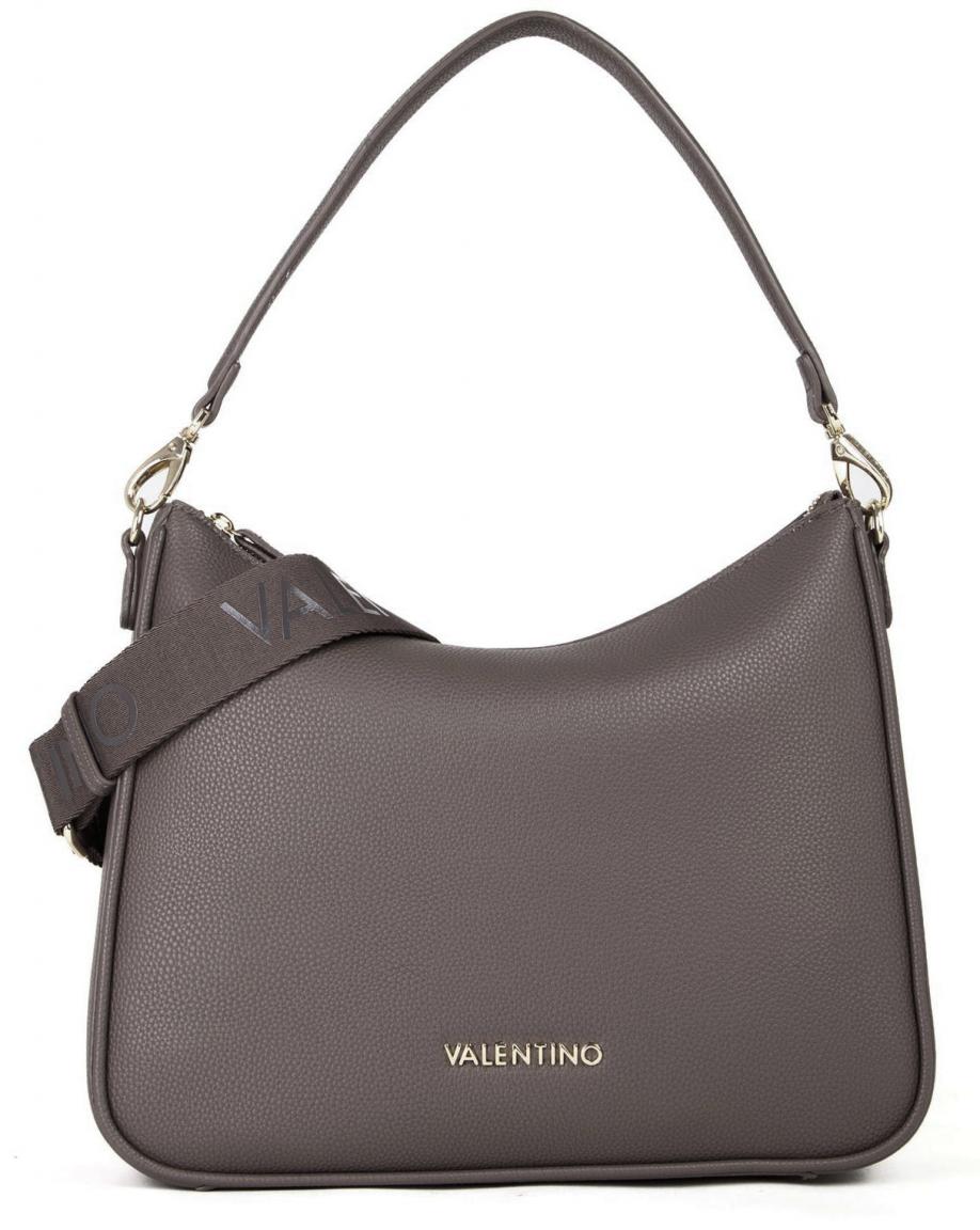 schlichte Schultertasche Valentino Never Taupe recycled