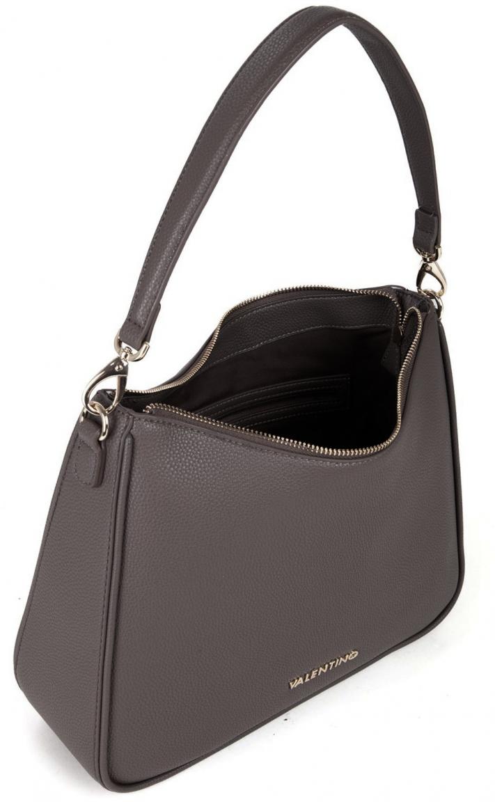 schlichte Schultertasche Valentino Never Taupe recycled