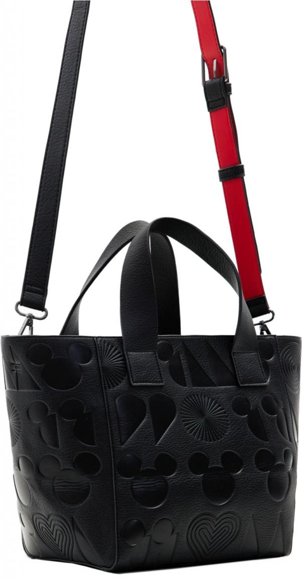 schwarze Desigual Shoppertasche All Mickey Negro Valdivia