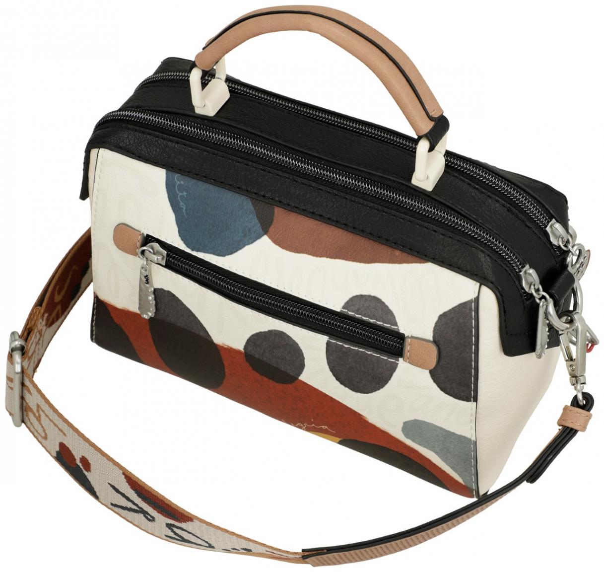 stylische Handtasche Anekke Alma Lunares Beige