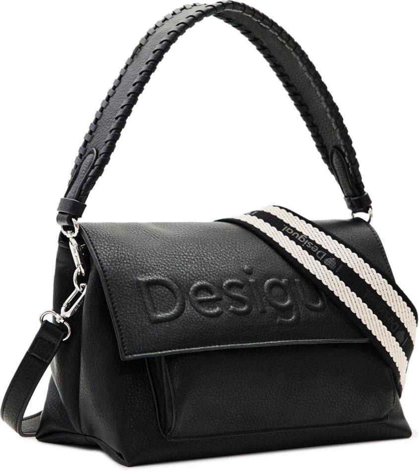 trendige Handtasche Desigual Venecia 2.0 Markenstatement Negro