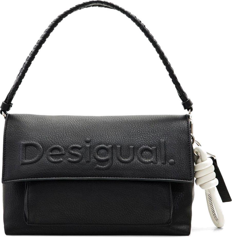 trendige Handtasche Desigual Venecia 2.0 Markenstatement Negro