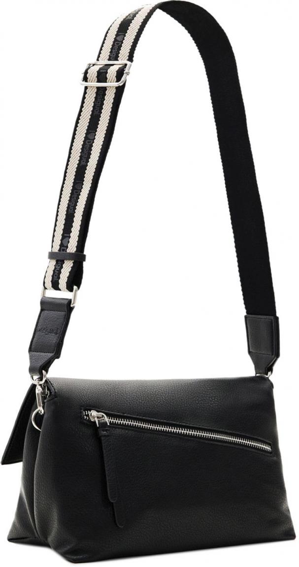 trendige Handtasche Desigual Venecia 2.0 Markenstatement Negro