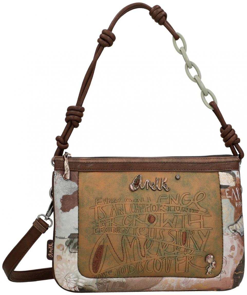 zweigeteilte Handtasche Anekke Core Outer Geologie metallic