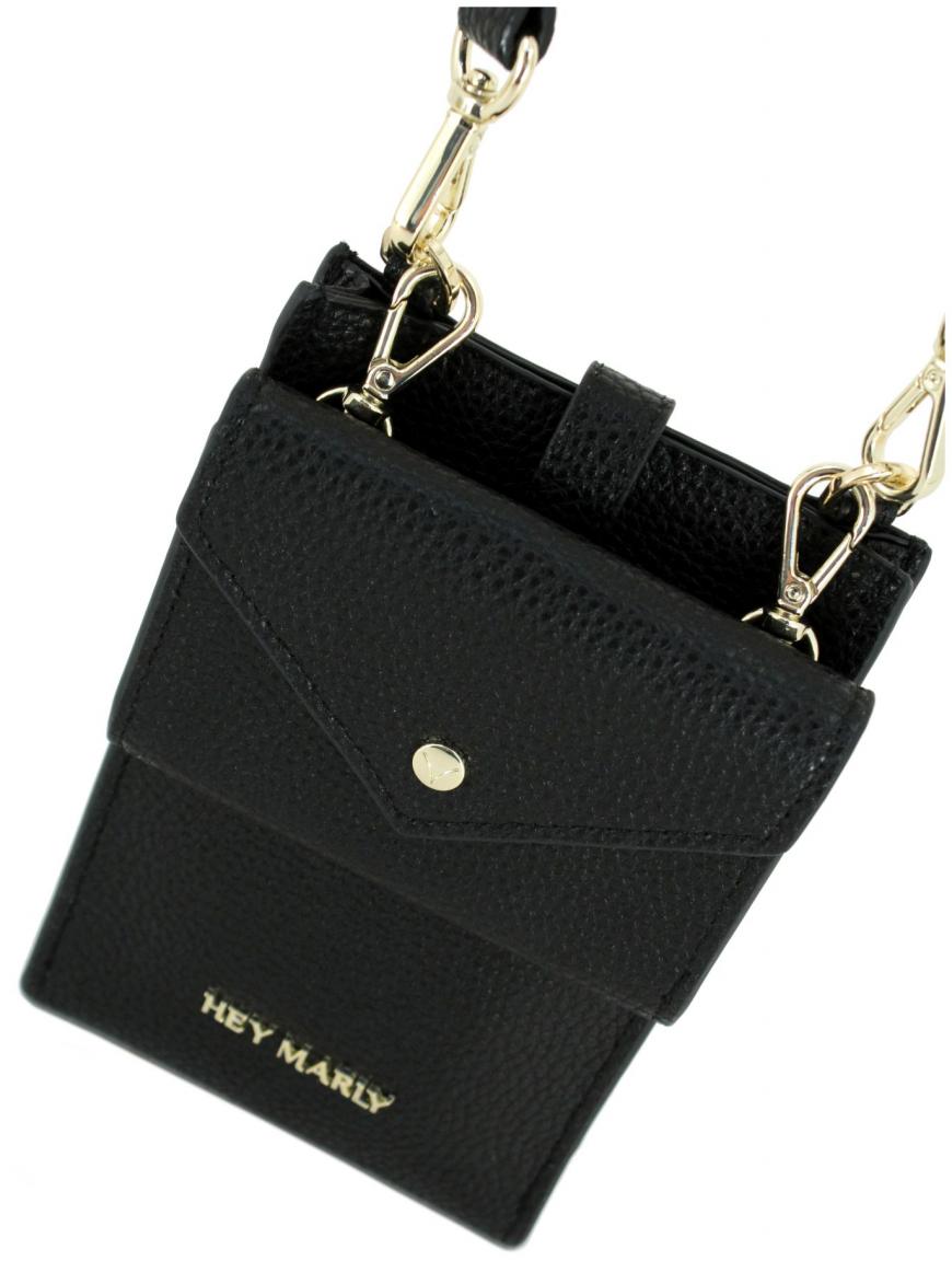 zweiteilige Handytasche Hey Marly schwarz nachhaltig Wallet