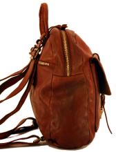 Lederrucksack Harbour2nd Gudrun Vintage Sand metallic beige