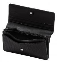 Brieftasche Damen Tamora Slam VT Pyhton black Calf Rind RFID Schutz