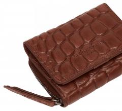 Portmonee klein Damen Liebeskind PablitaC20 Waxy Croco New Bourbon RFID