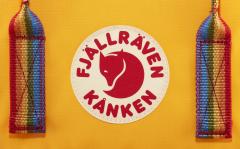 Fjällräven Kanken Rainbow Warm Yellow gelb Freizeitrucksack Regenbogen