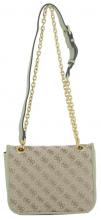 Aileen Damenschultertasche Beige Braun Blau Guess