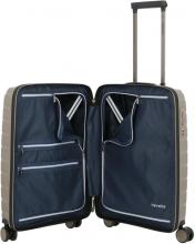 Kabinentrolley Champagner Travelite 55cm Air Base 4w Trolley S