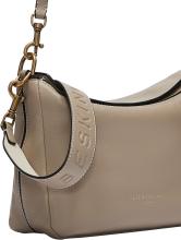 stilvolle Schultertasche Alessa Crossbody S Liebeskind Berlin Leder French Grey Taupe