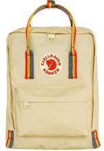 Regenbogenfarben Fjällräven Kanken Rainbow Light Oak Freizeitrucksack Pastellgelb