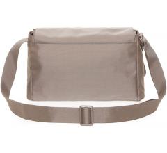 Mandarina Duck Überschlagtasche MD20 Messenger Taupe Glanzeffekt