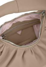 außergewöhnliche Pouch Greti Silky Cappuccino Beige Les Visionnaires