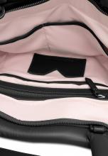 gepolsterte Shoppertasche schwarz Nola Puffy Nylon schwarz Les Visionnaires