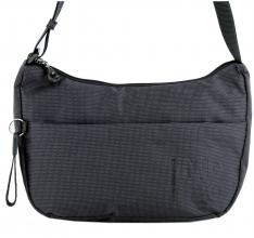 trendige Nylontasche dunkelblau glänzend Mandarina Duck Hobo Atlantic Sea 