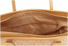 Valentino Liuto Beige Multi Shopper mit Logoprint camel