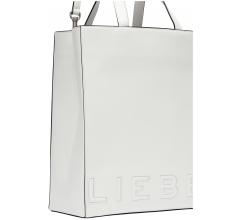 Liebeskind Berlin Handtasche Paper Bag Tote M Offwhite Kontrast 