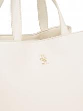 Kurzgrifftasche Damen Tommy Hilfiger Spring Chic Satchel beige Umhängeriemen