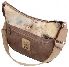 Crossovertasche Large Size Anekke Hollywood Beige bedruckt