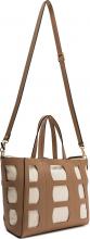 Maja Damen Henkeltasche L.Credi Lasercut Leinenoptik Blush