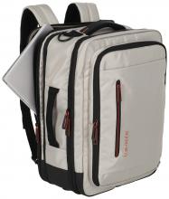 Travelite Businessrucksack Laptopfach Crosslite hellbeige natural