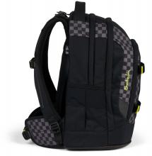 Satch Pack Dark Skate Jugendrucksack schwarz Karo verstellbar